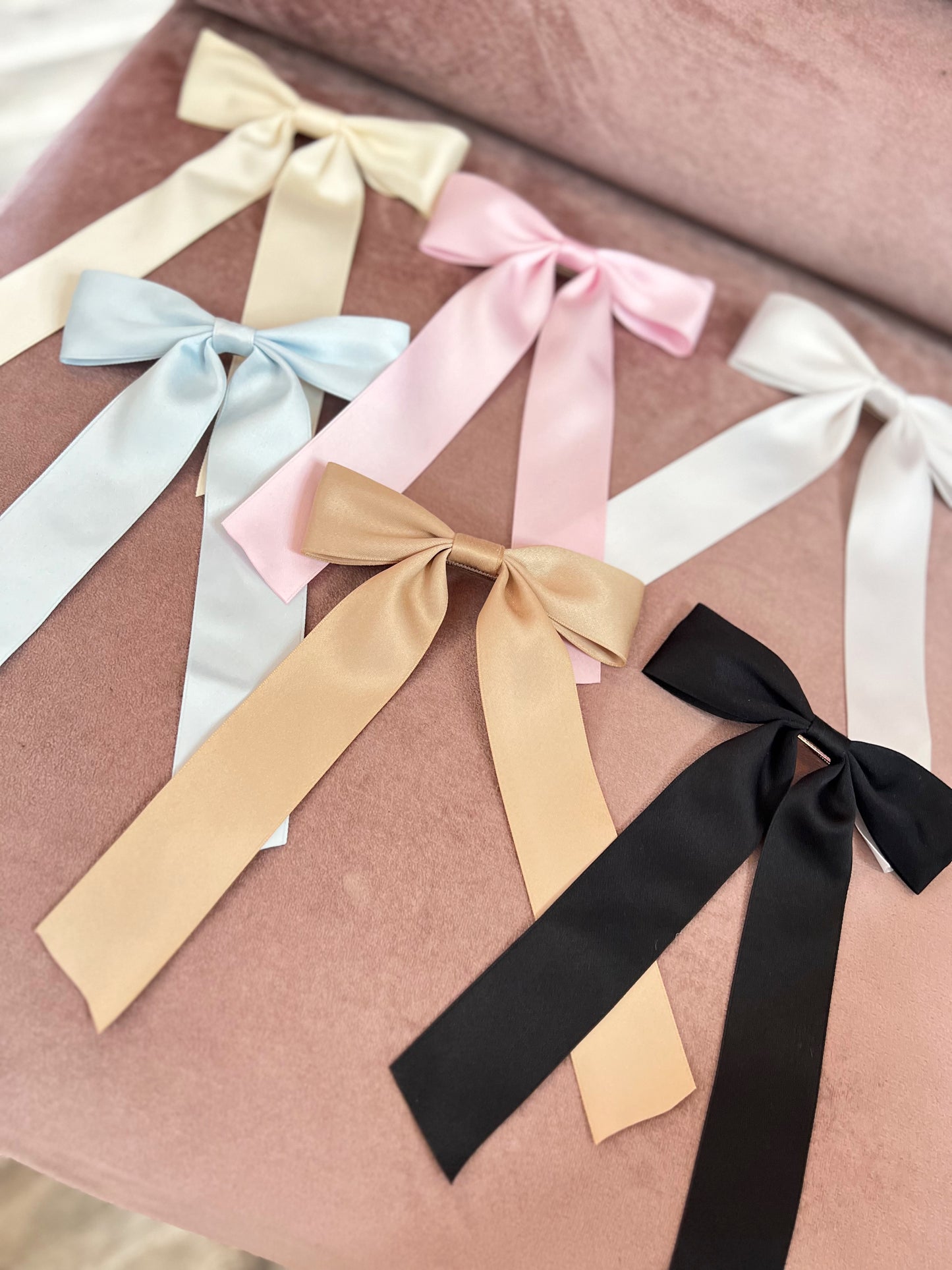Dainty Bow Hair Clips
