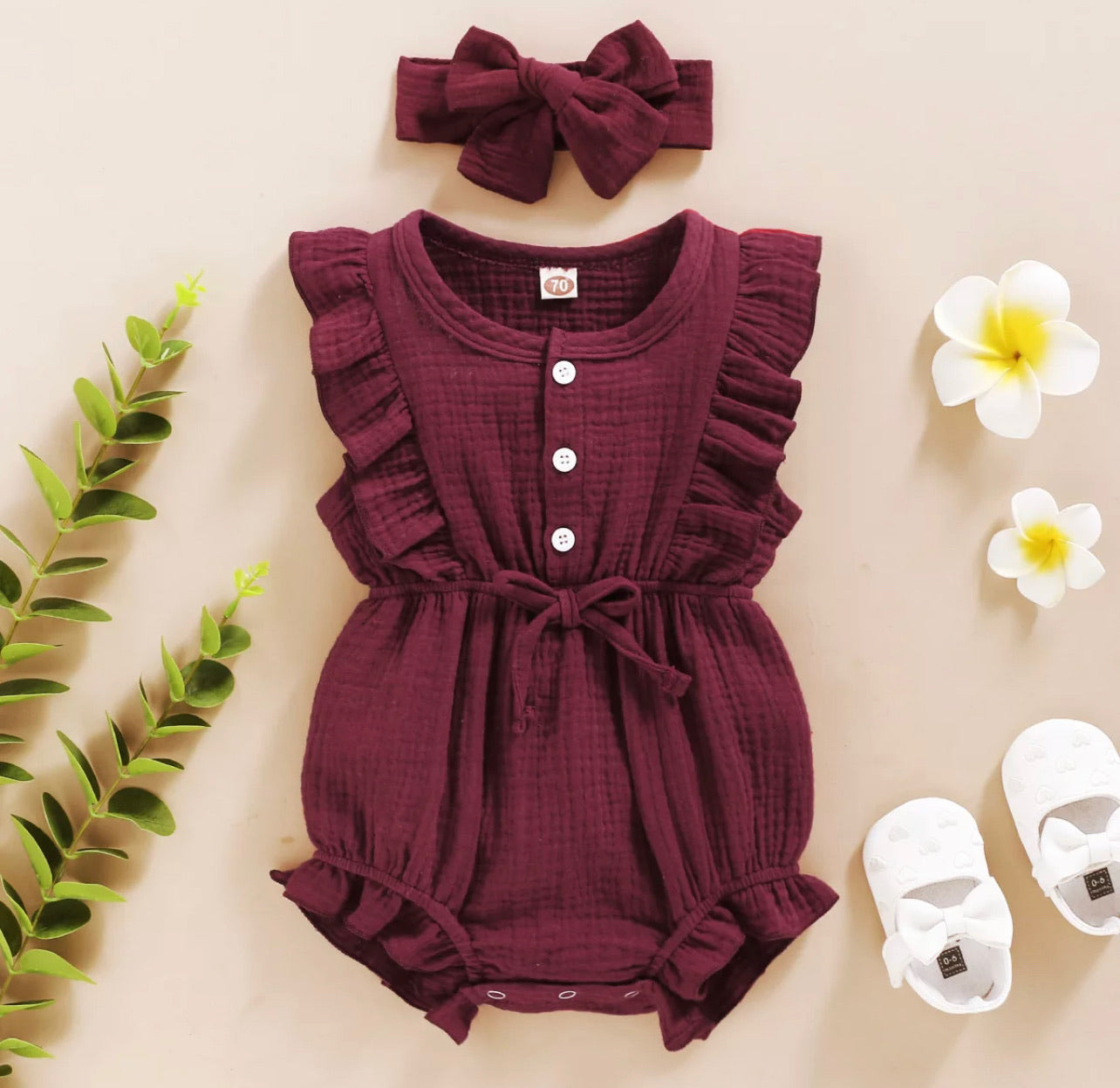 Ruffle Baby Romper
