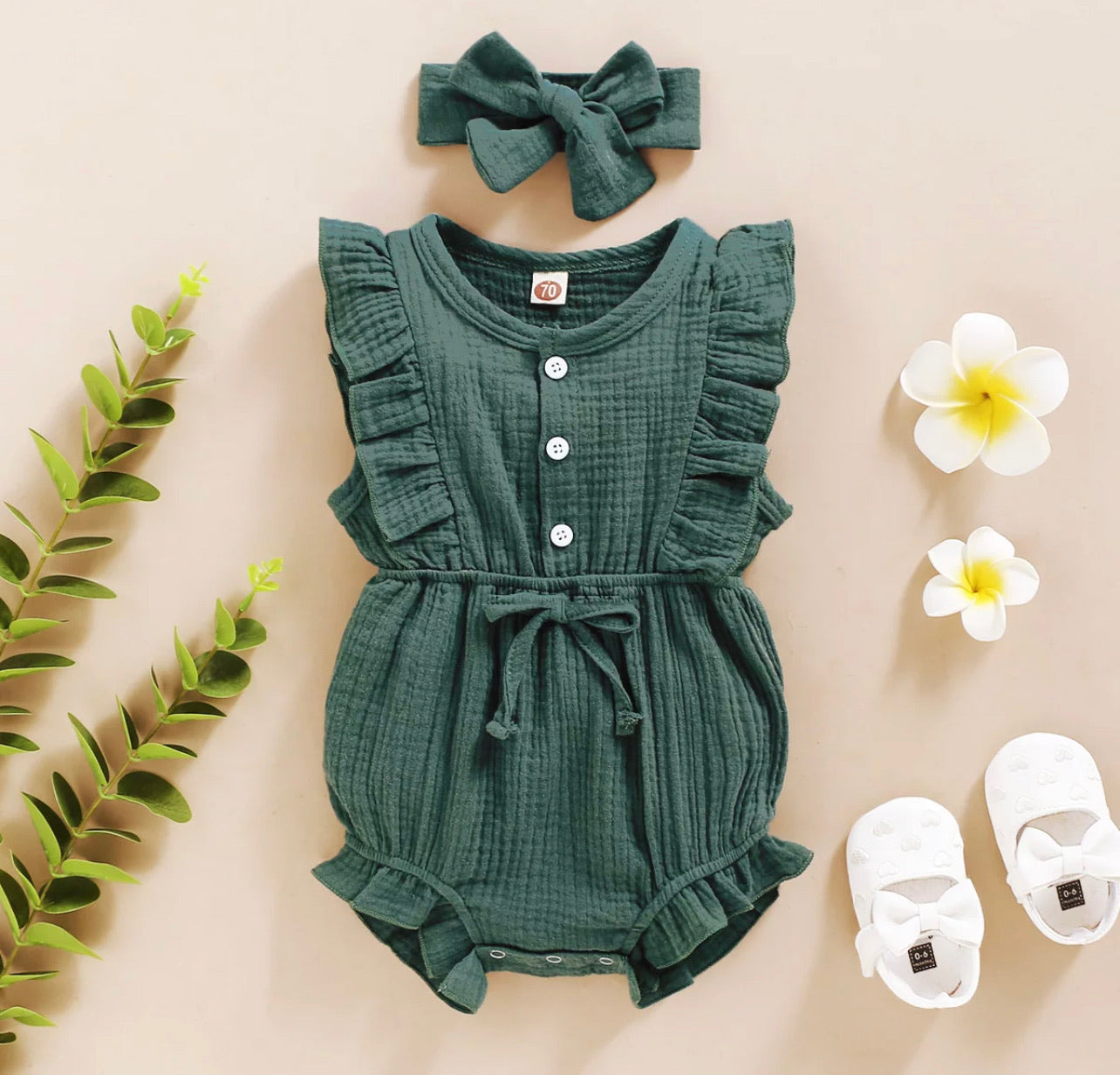 Ruffle Baby Romper