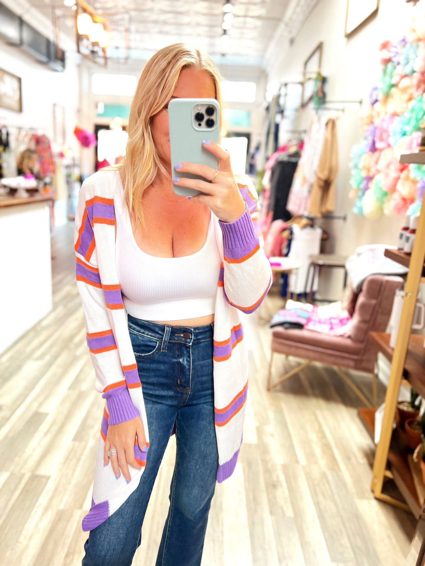 Daphne Stripe Cardigan