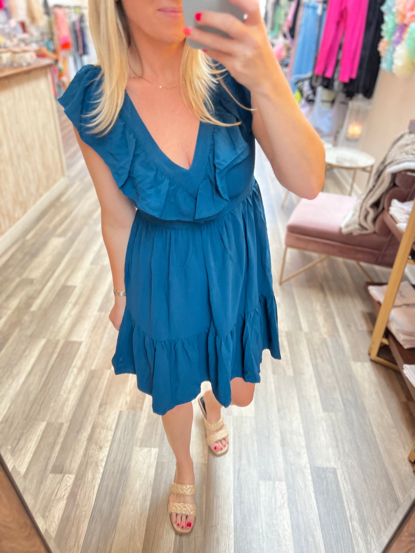 Dainty & Cute Ruffled Dress