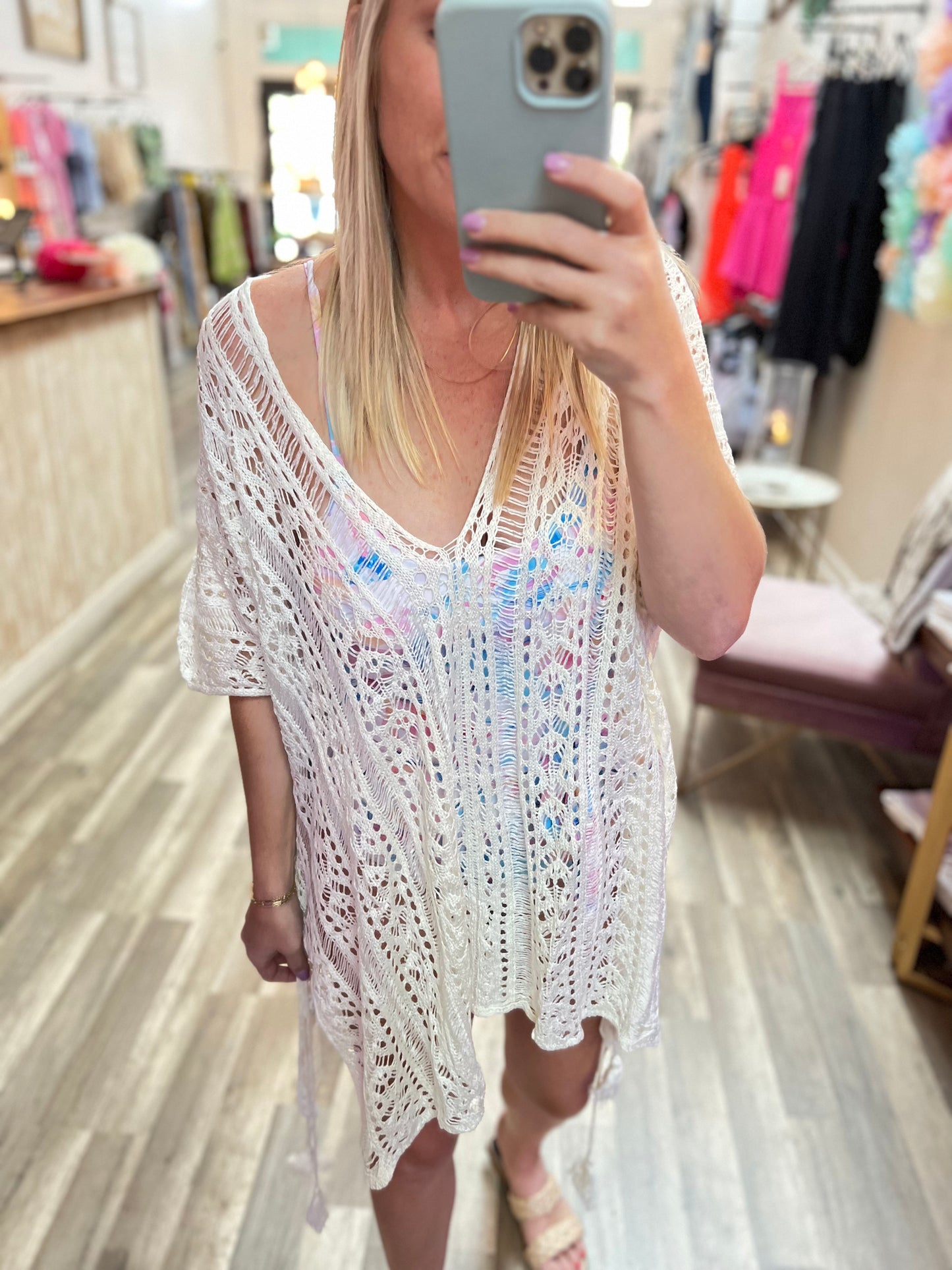 Crocheted Beach Coverup