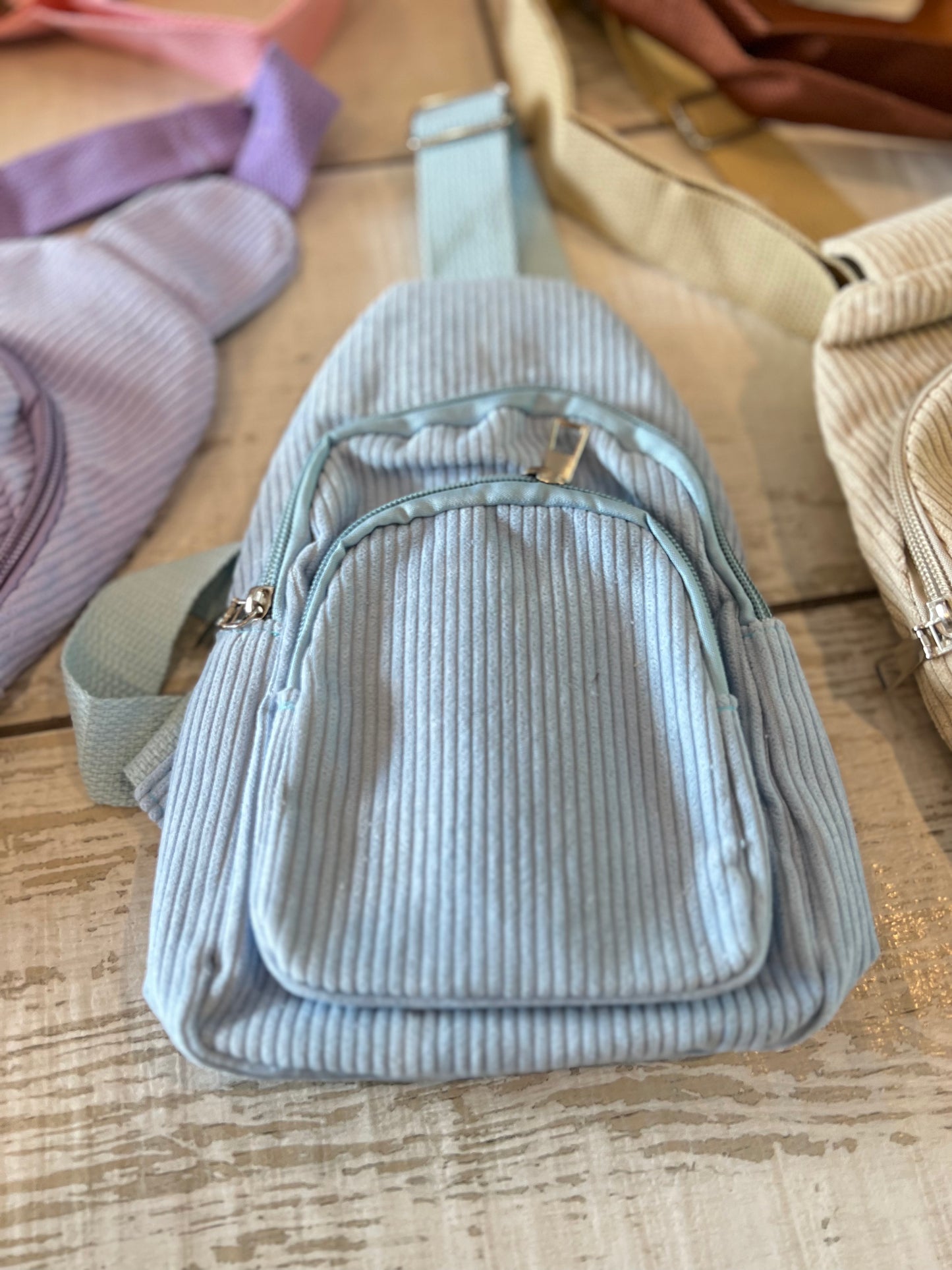 Corded Sling Bags