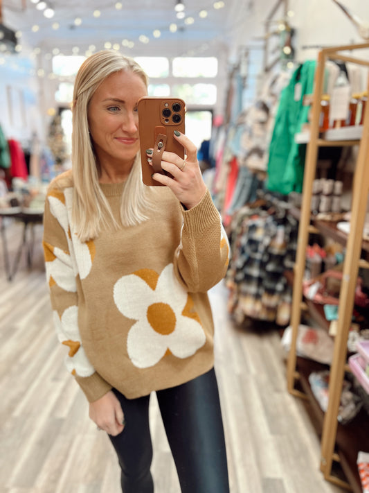 Flower Power Sweater