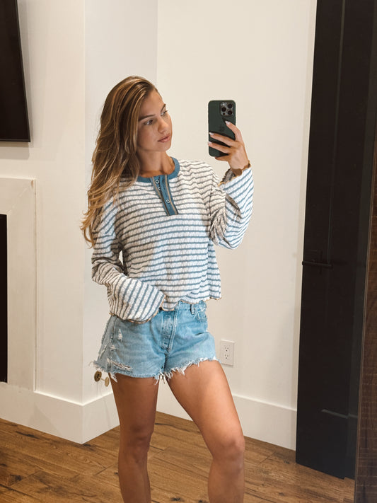 PREORDER Dallas Striped Top