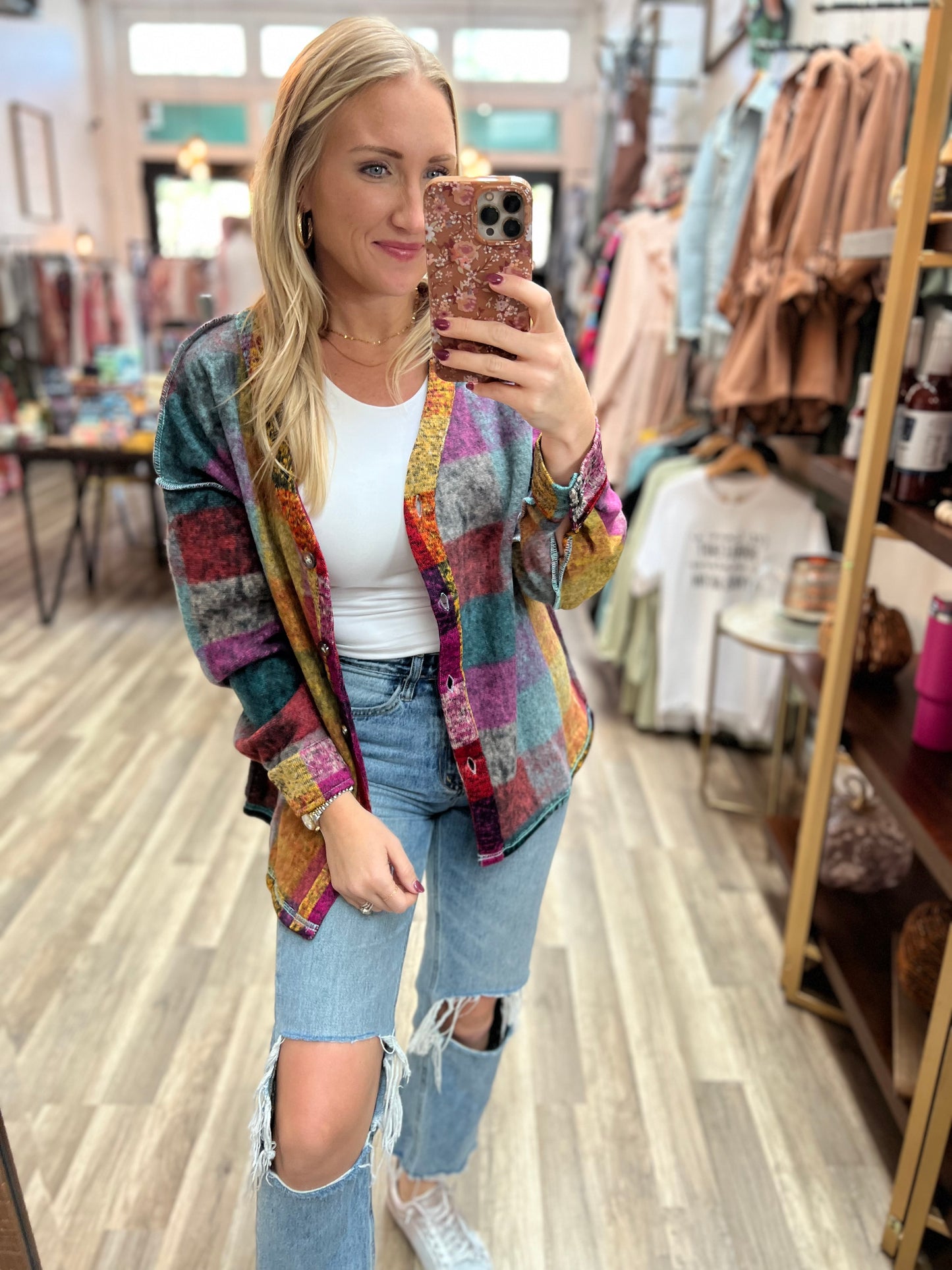 Trishalee Plaid Shacket