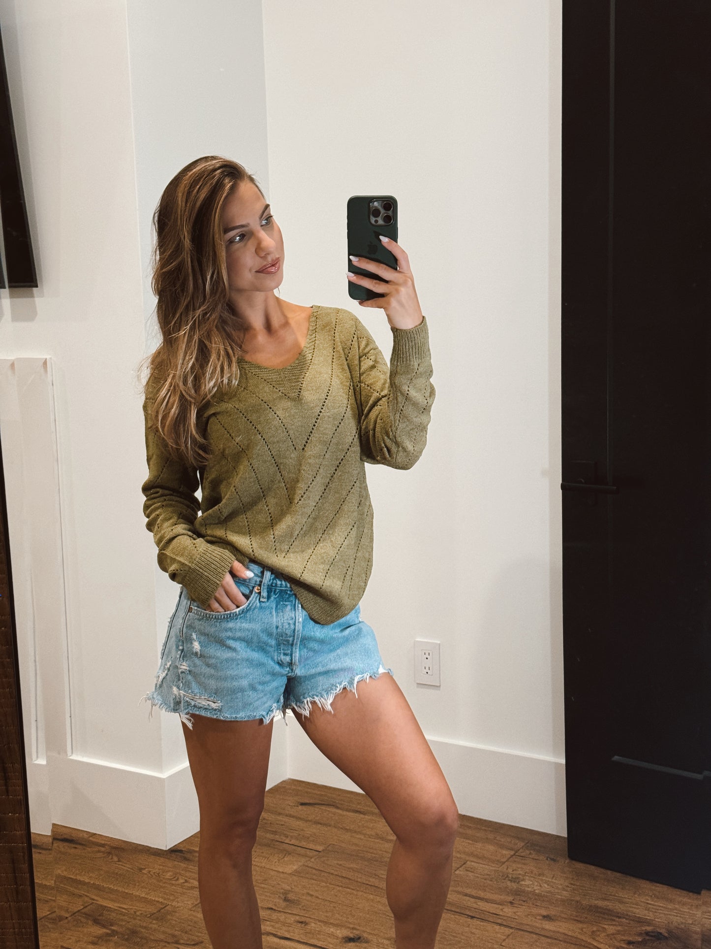 PREORDER Olive You Knit Top