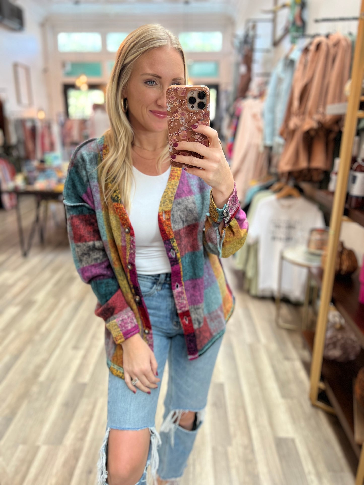 Trishalee Plaid Shacket