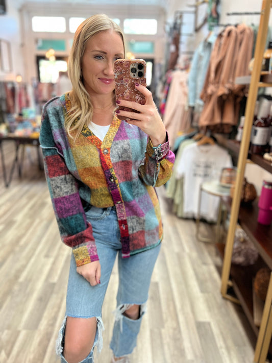 Trishalee Plaid Shacket