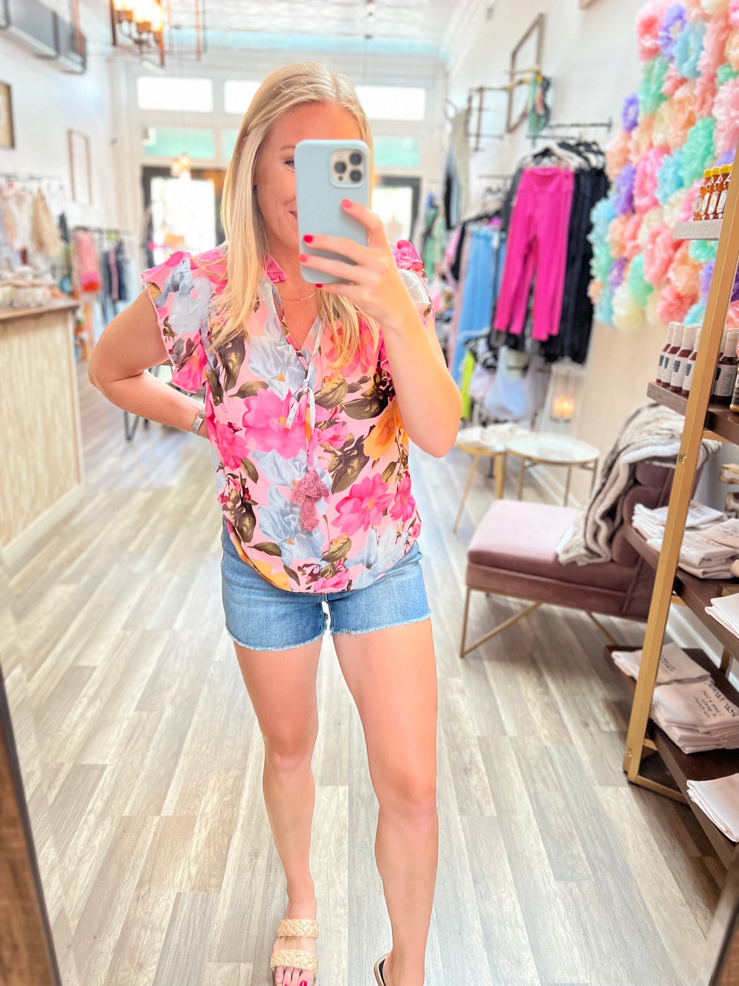 Summer Babes Florals Top