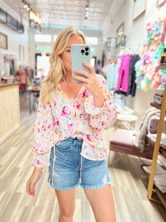 Dainty Floral Top