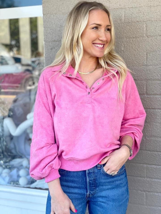 Carrie Button up Top